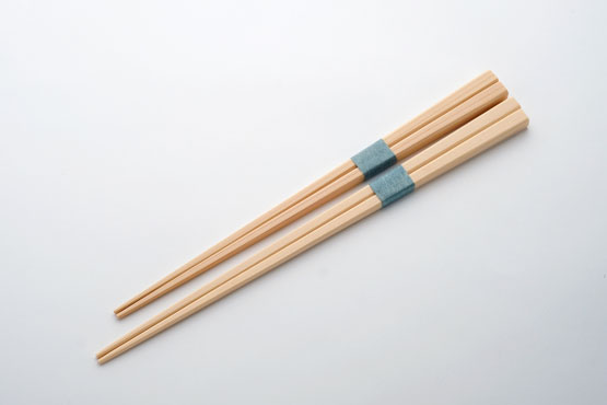 桧角箸手作り長短セット24cm26cm
