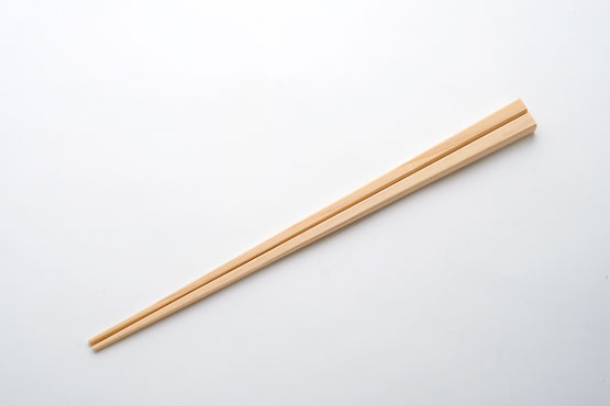 桧角箸手作り26cm